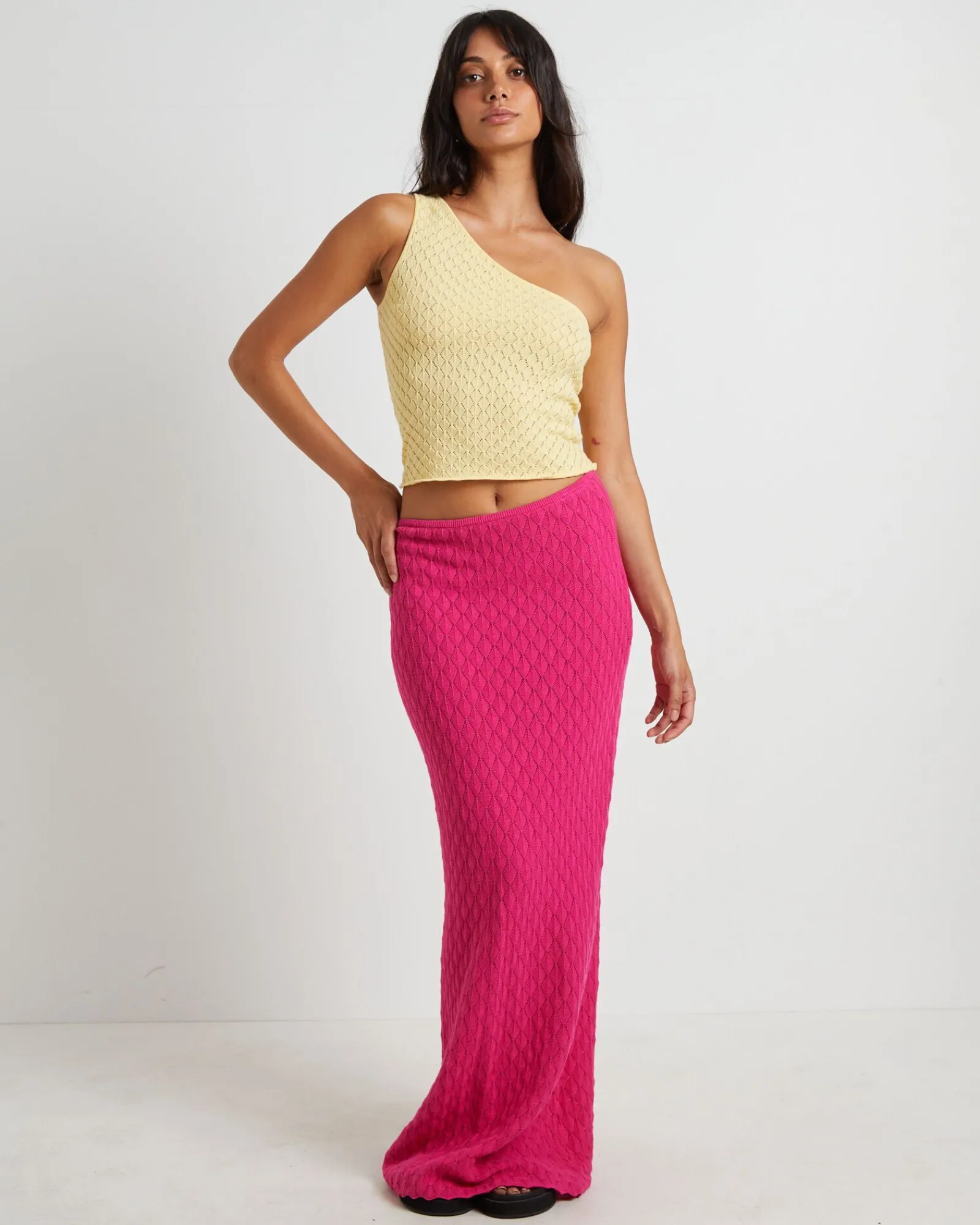 kerby_crochet_one_shoulde_2.webp Cheap SUBTITLED Kerby Crochet One Shoulder Top In Lemon
