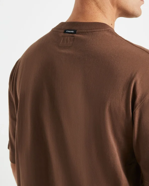 Best STANDARD JEAN CO Kerning Short Sleeve T-Shirt In Brown