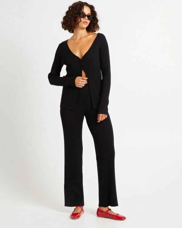 Store SUBTITLED Kiah Knit Pants Black