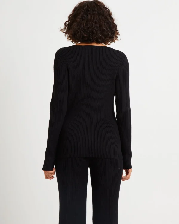 Sale SUBTITLED Kiah Long Sleeve Knit Top