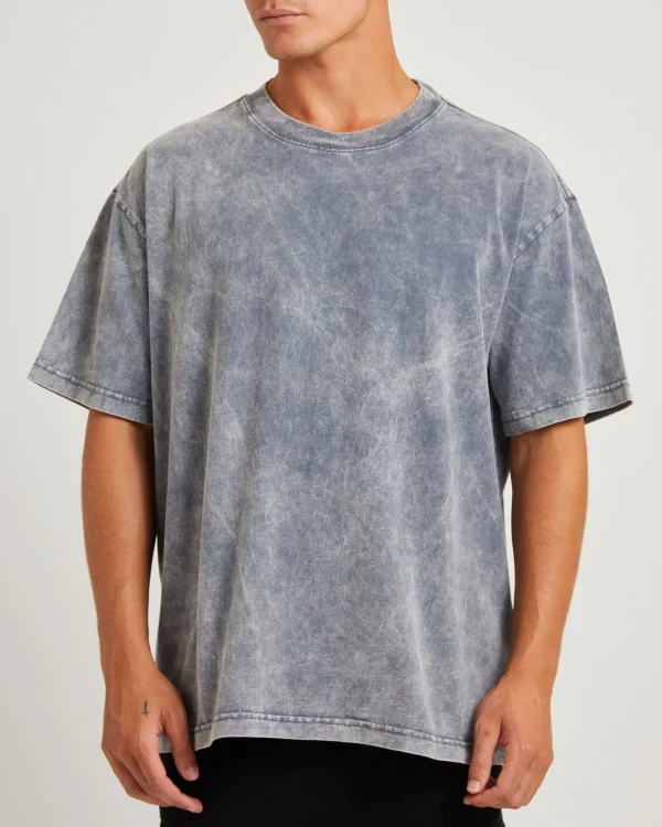 Fashion BLACK NOISE WHITE RAIN Killie Acid Short Sleeve T-Shirt