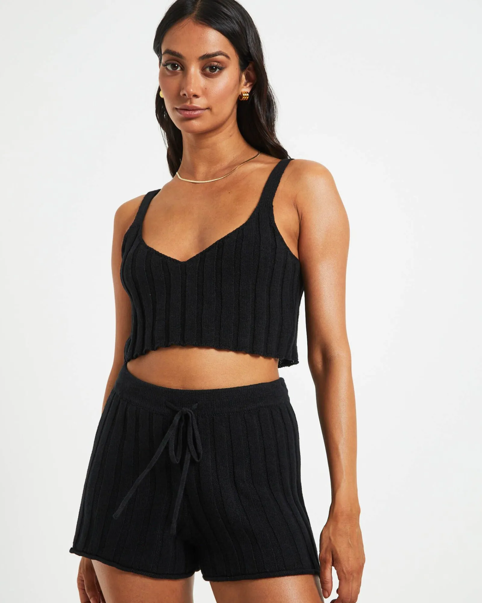 knit_tank_top_in_black_0.webp Shop SUBTITLED Knit Tank Top In Black
