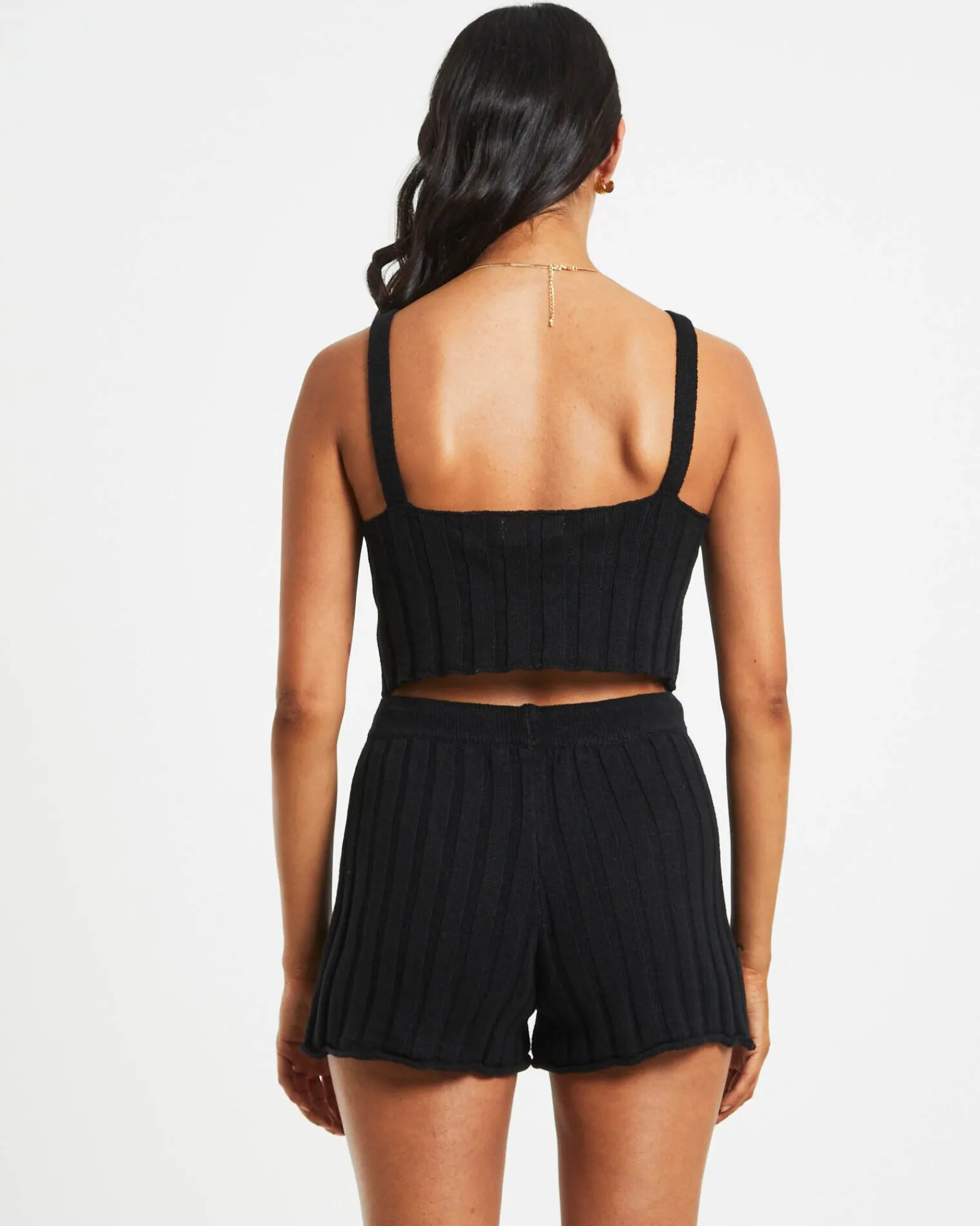 knit_tank_top_in_black_1.webp Shop SUBTITLED Knit Tank Top In Black