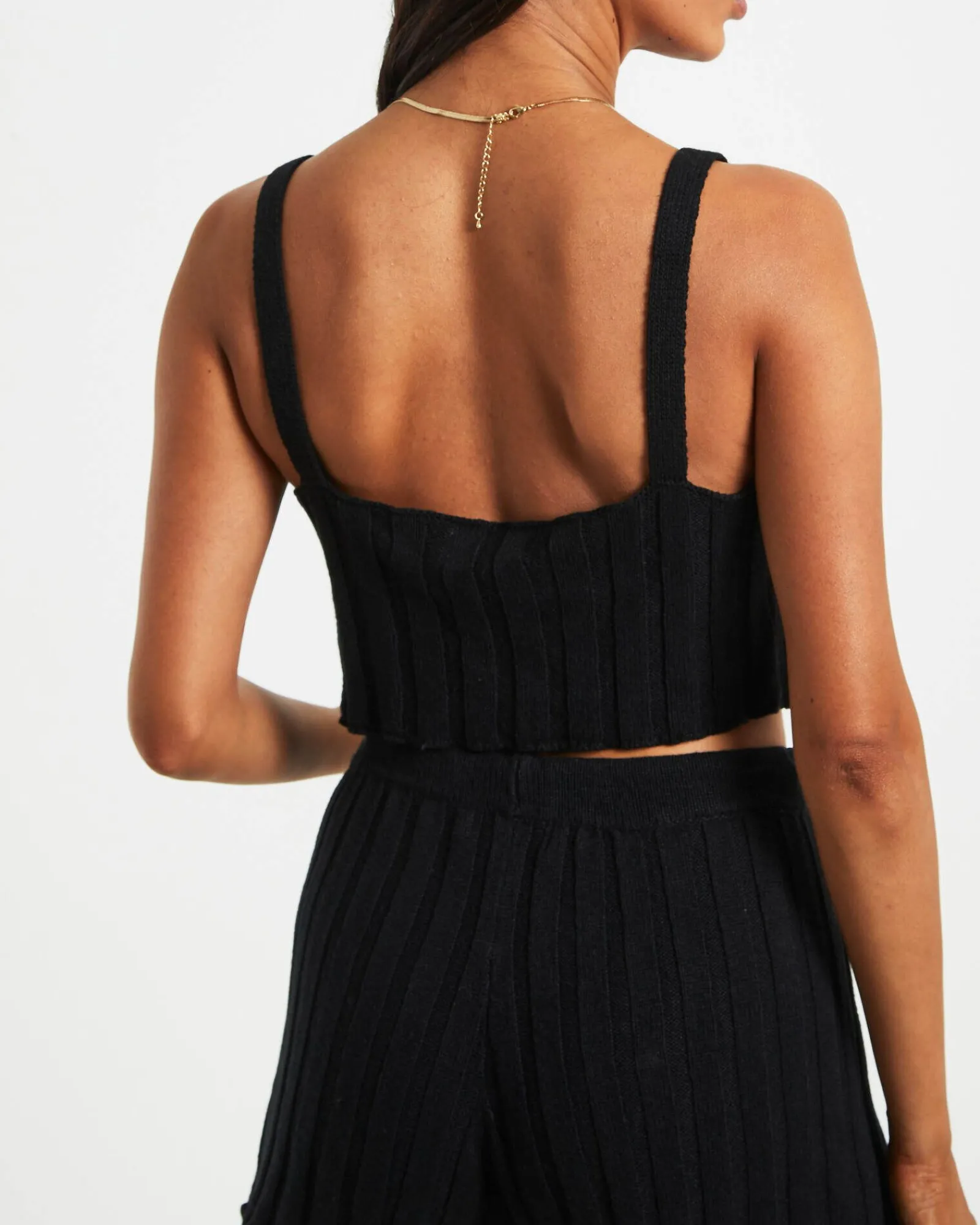 knit_tank_top_in_black_4.webp Shop SUBTITLED Knit Tank Top In Black