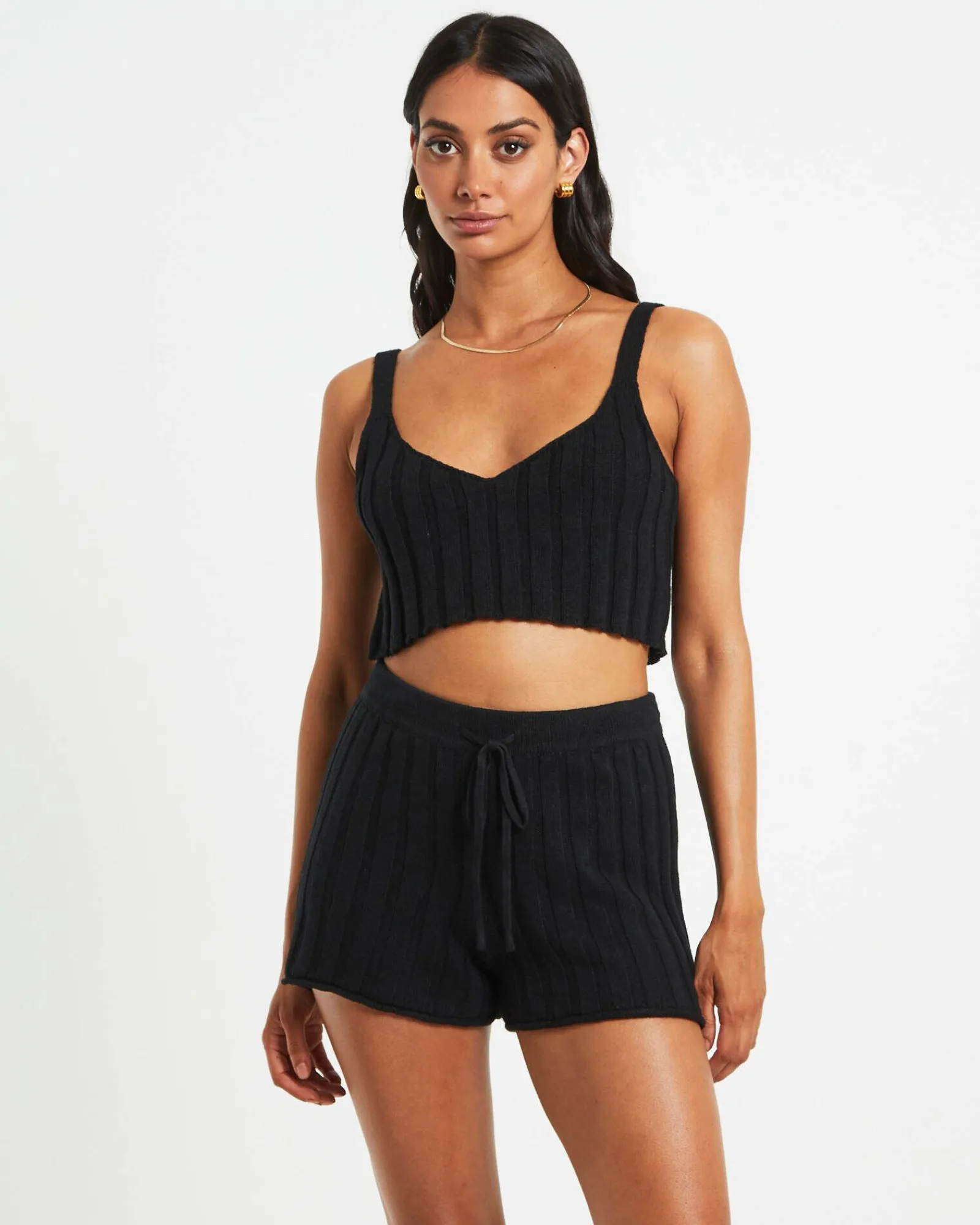 knit_tank_top_in_black_5.webp Shop SUBTITLED Knit Tank Top In Black