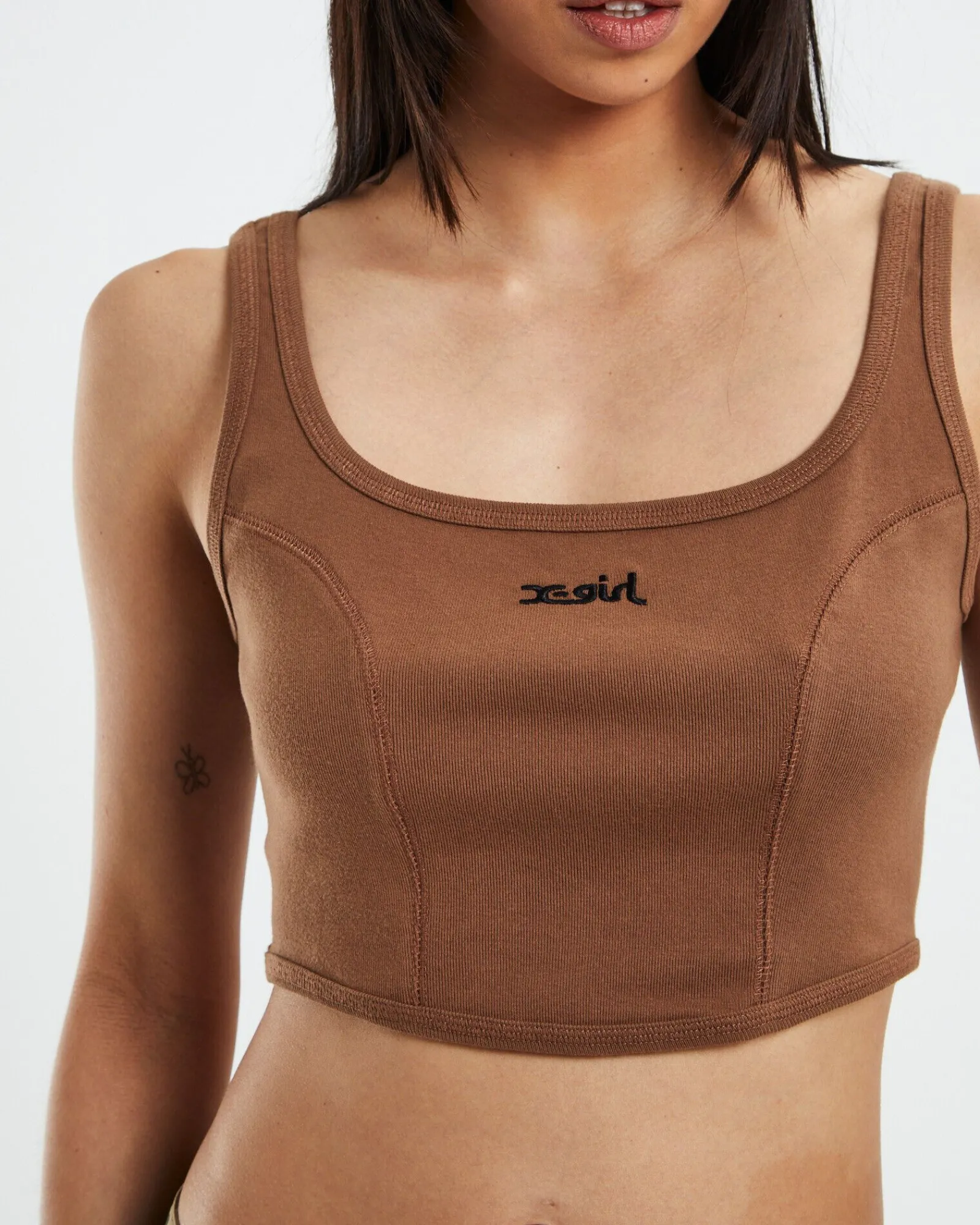 lady_tank_top_brown_5.webp Flash Sale X GIRL Lady Tank Top Brown