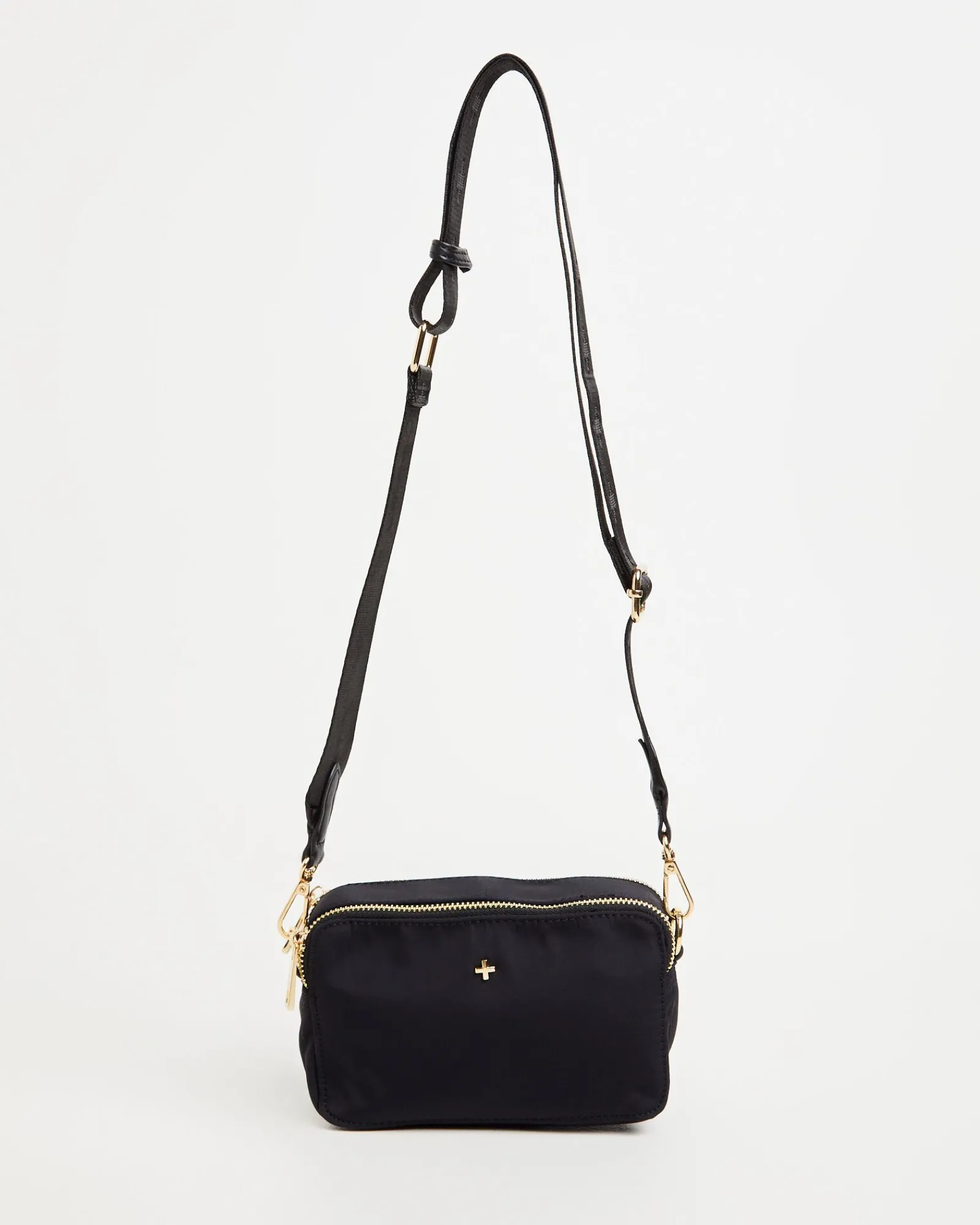 laroi_cross_body_bag_in_b_0.webp Best PETA AND JAIN Laroi Cross Body Bag In Black Nylon Gold