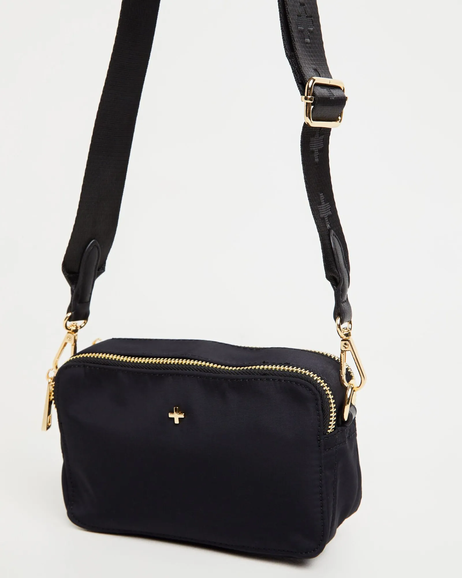 laroi_cross_body_bag_in_b_1.webp Best PETA AND JAIN Laroi Cross Body Bag In Black Nylon Gold