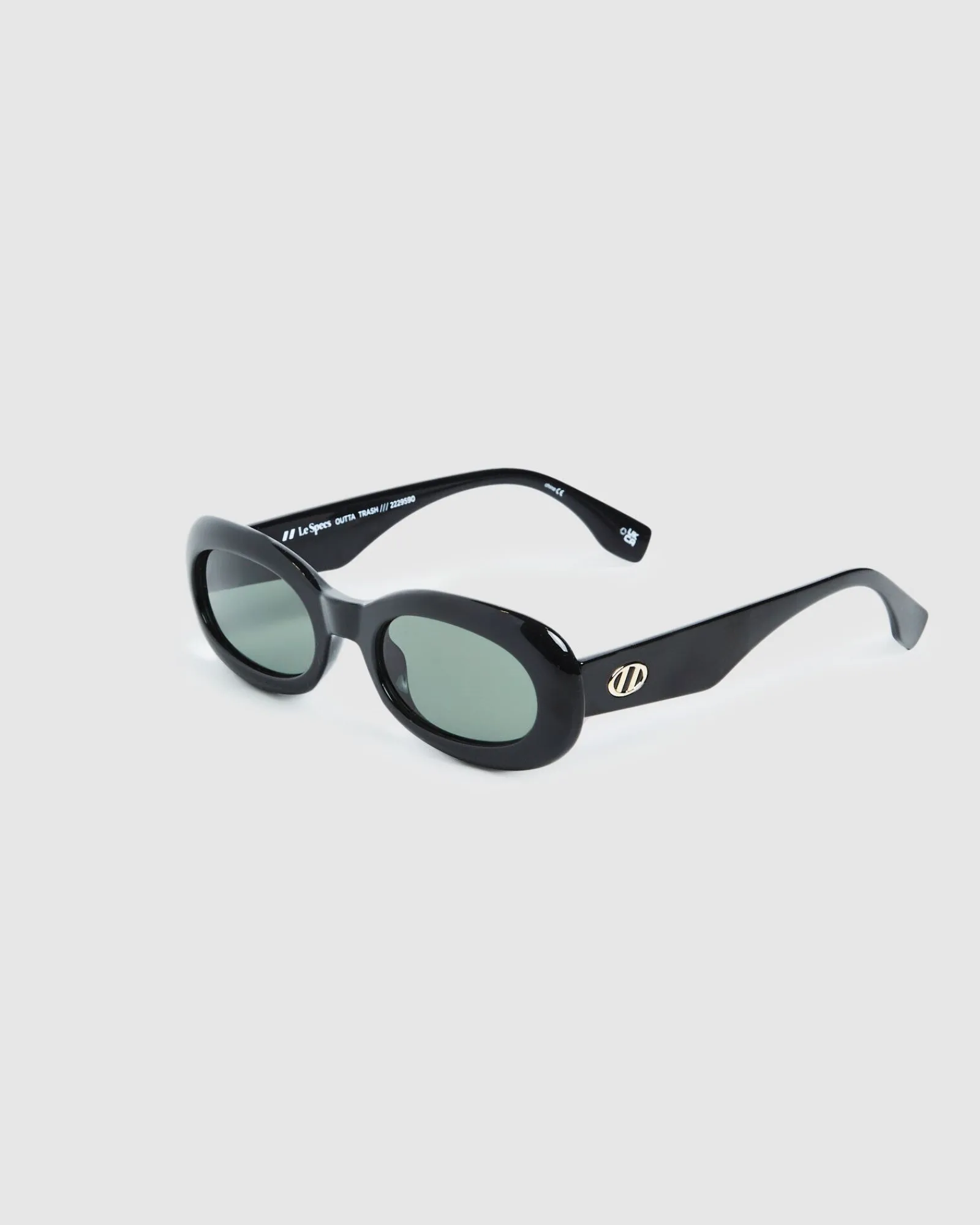 le_sustain_sunglasses_out_1-1.webp Clearance LE SPECS Le Sustain Sunglasses Outta Trash Black/Khaki Mono