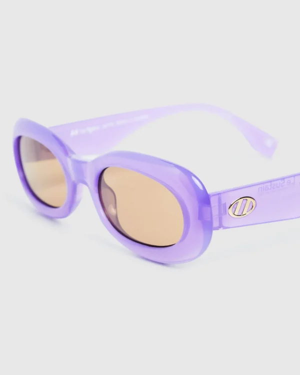 Sale LE SPECS Le Sustain Sunglasses Outta Trash Wisteria Tan Tint