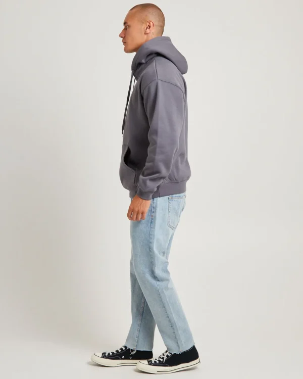 Fashion FORMER Legacy Emb Hoodie Iron Grey