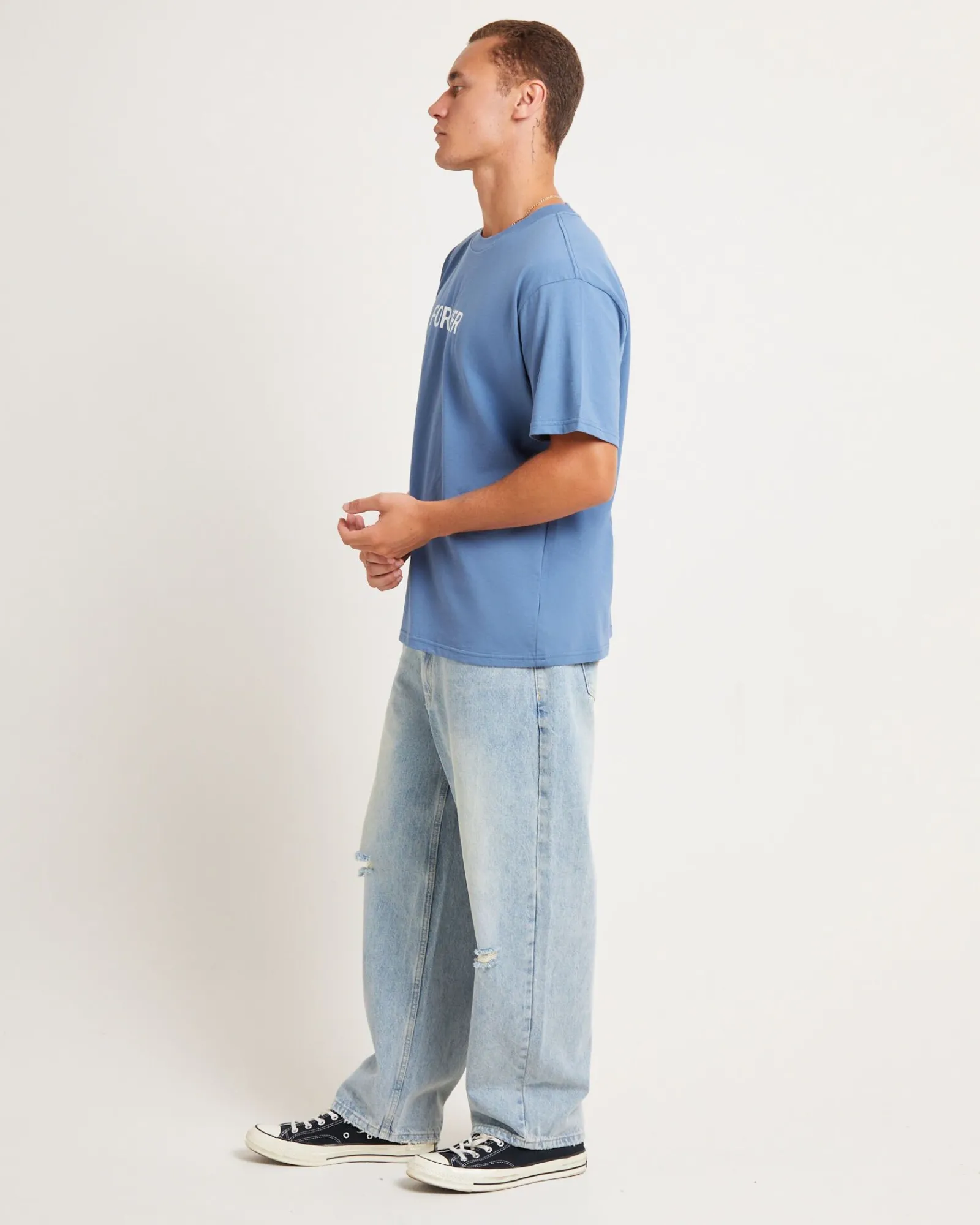 legacy_short_sleeve_tshir_3-1.webp Sale FORMER Legacy Short Sleeve T-Shirt In Cadet