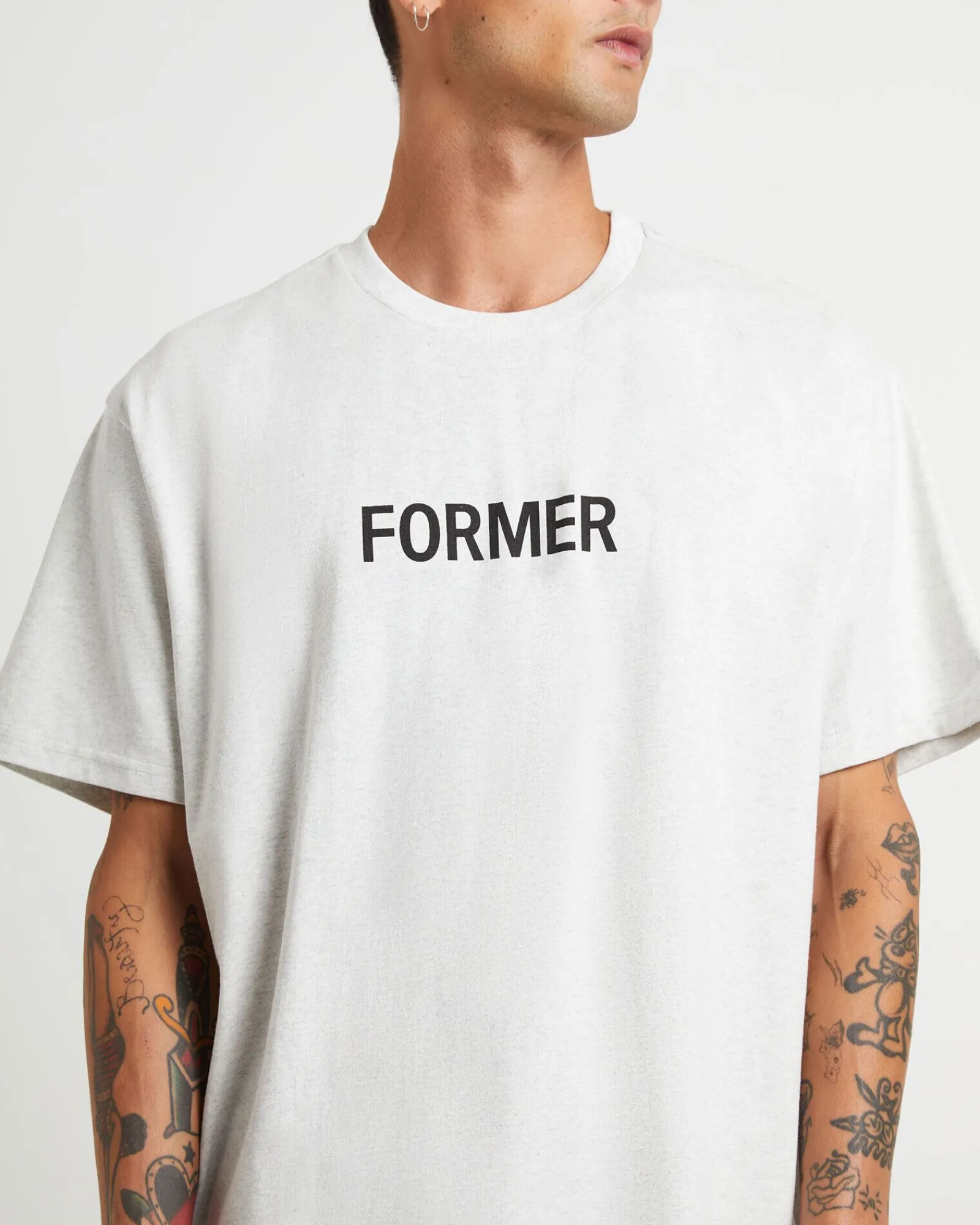 legacy_short_sleeve_tshir_4-3.webp Cheap FORMER Legacy Short Sleeve T-Shirt In Grey Marle