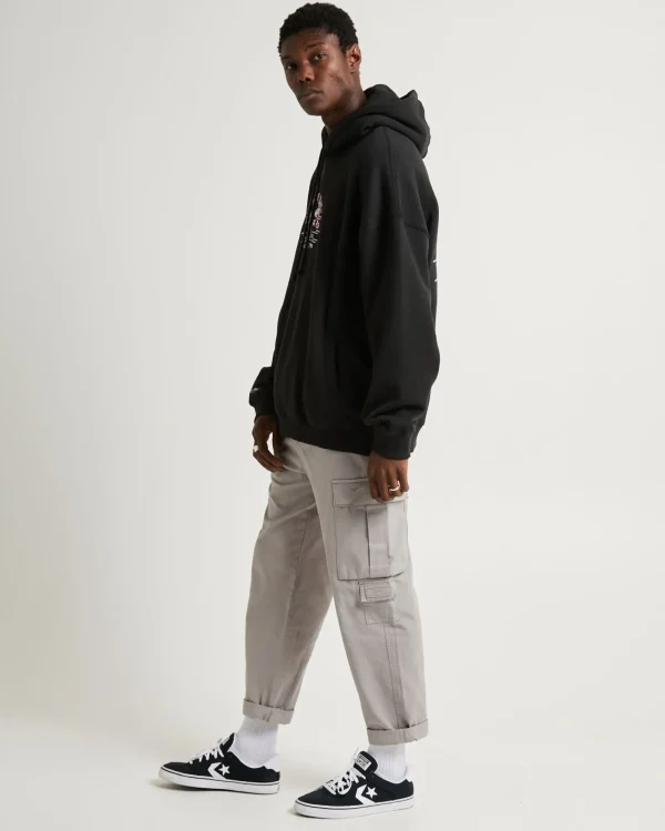 Best Sale MITCHELL & NESS Letterman Hoodie Bulls Black