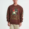 Flash Sale MARKET Life Cycle Crewneck Jumper In Acorn Brown
