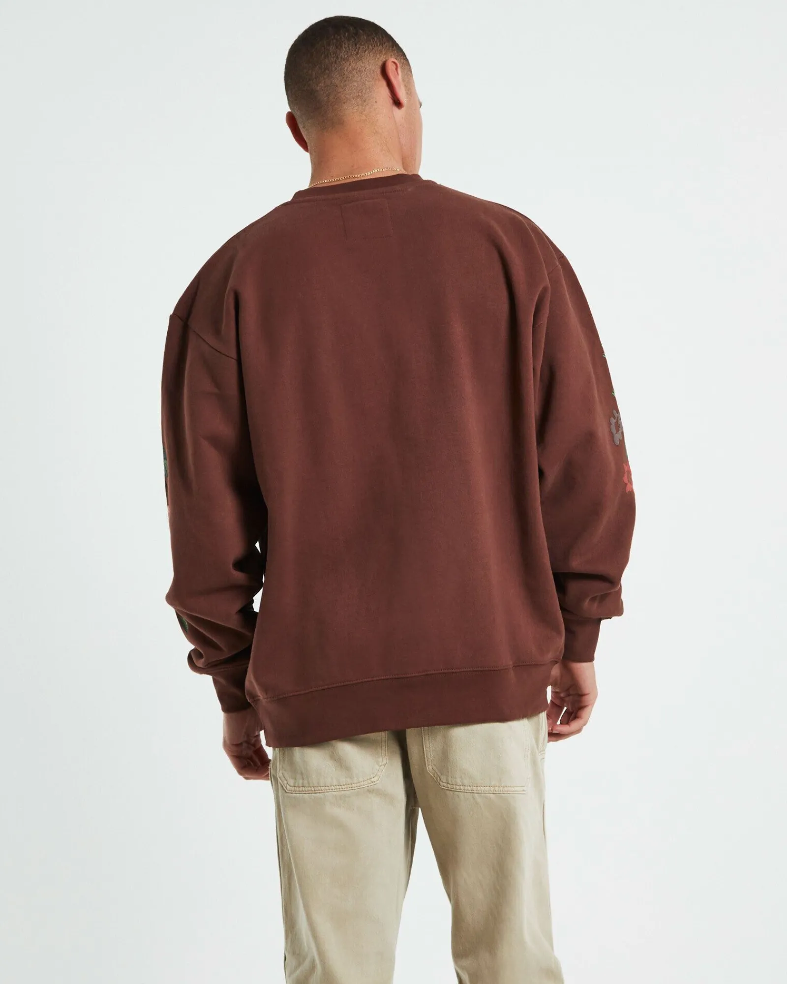 life_cycle_crewneck_jumpe_1.webp Flash Sale MARKET Life Cycle Crewneck Jumper In Acorn Brown