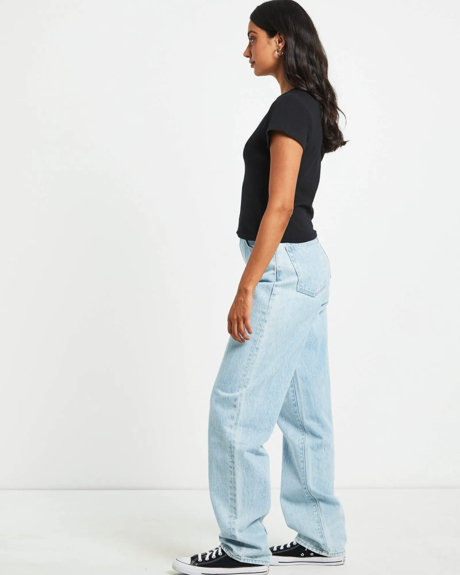 lilah_organic_pointelle_f_3.webp Sale AFENDS Lilah Organic Pointelle Fitted Tee In Black