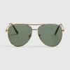 Outlet PETA AND JAIN Lisbeth Sunglasses Gold/Green