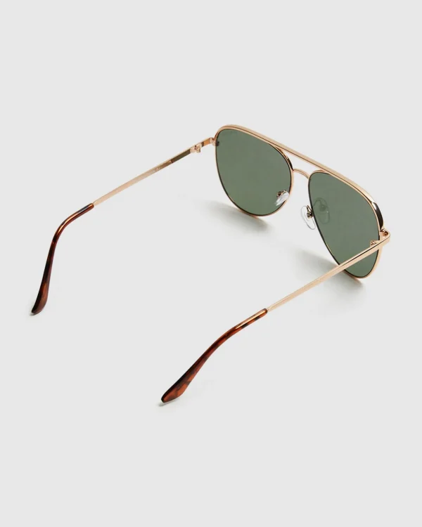 Outlet PETA AND JAIN Lisbeth Sunglasses Gold/Green