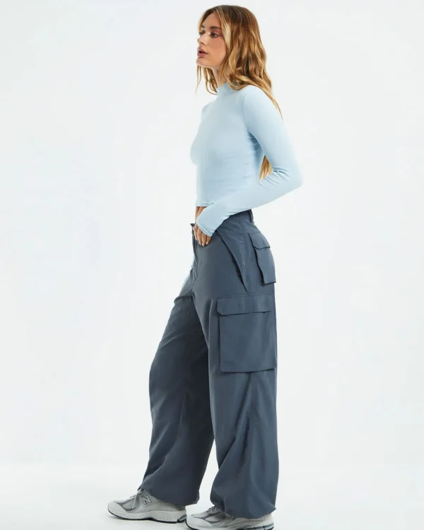 Best Sale GENERAL PANTS CO. BASICS Long Sleeve Skivvy T-Shirt Ice Blue