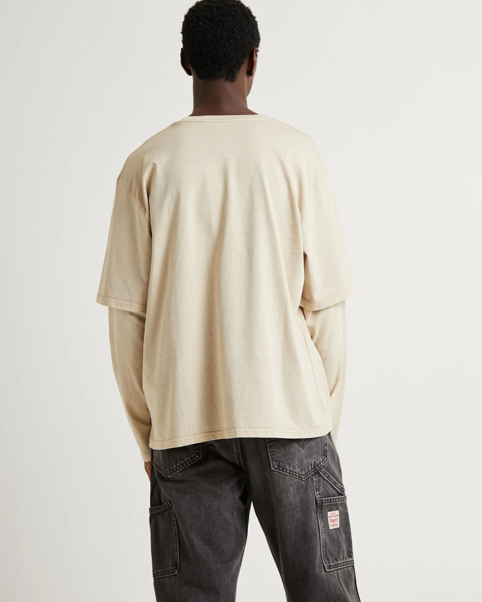 long_sleeve_twofer_shirt__1.webp Best Sale LEVIS Long Sleeve Twofer Shirt Feather Grey
