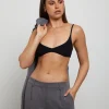 New GENERAL PANTS CO. BASICS Luxe Knitted Bralette Black