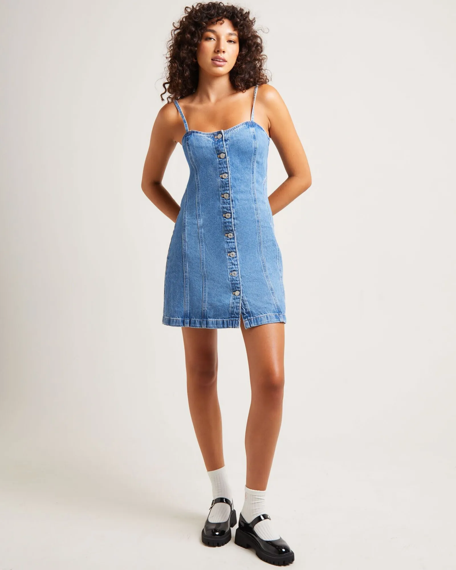 malene_bustier_mini_denim_3.webp Cheap LEVIS Malene Bustier Mini Denim Dress No Filter 2