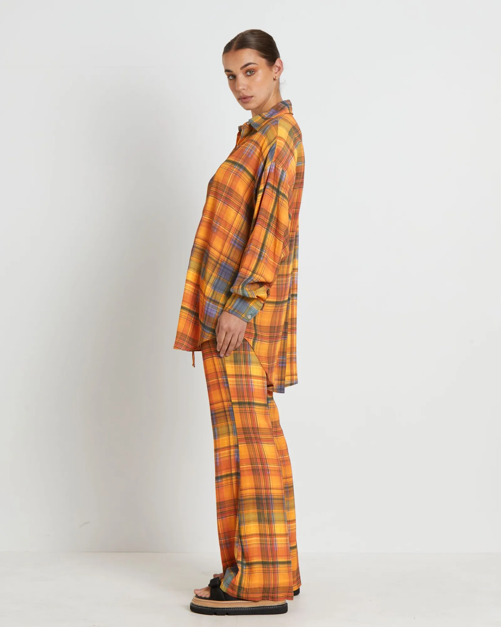 maple_long_sleeve_shirt_i_3.webp Sale CHARLIE HOLIDAY Maple Long Sleeve Shirt In Camden Check