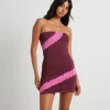 Outlet ALICE IN THE EVE Margot Longline Knit Bandeau Mini Dress In Assorted