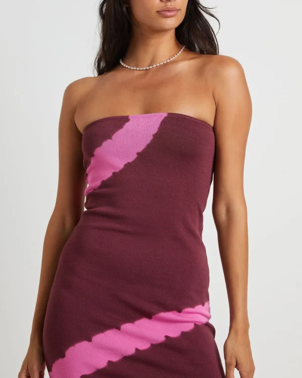 Outlet ALICE IN THE EVE Margot Longline Knit Bandeau Mini Dress In Assorted
