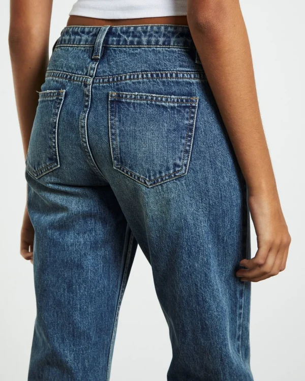 Flash Sale NEON HART Marley Low Rise Straight Leg Jeans Vintage Tint Blue