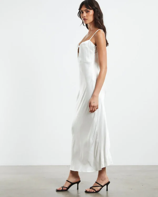 Online SNDYS Matisse Dress Oyster White