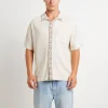 Discount ARVUST Mikey Short Sleeve Resort Shirt In Natural