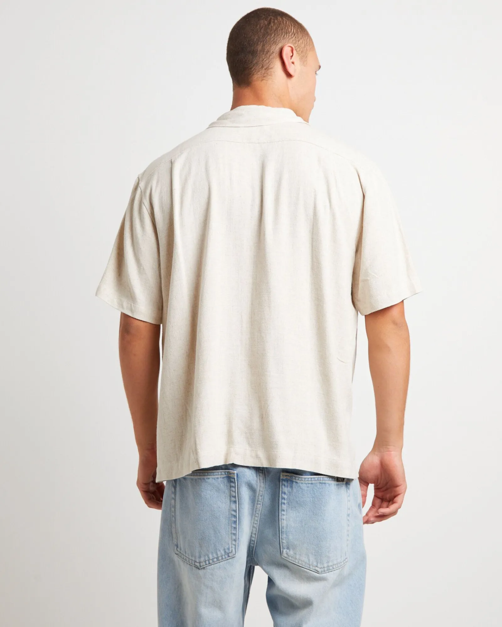 mikey_short_sleeve_resort_1.webp Discount ARVUST Mikey Short Sleeve Resort Shirt In Natural