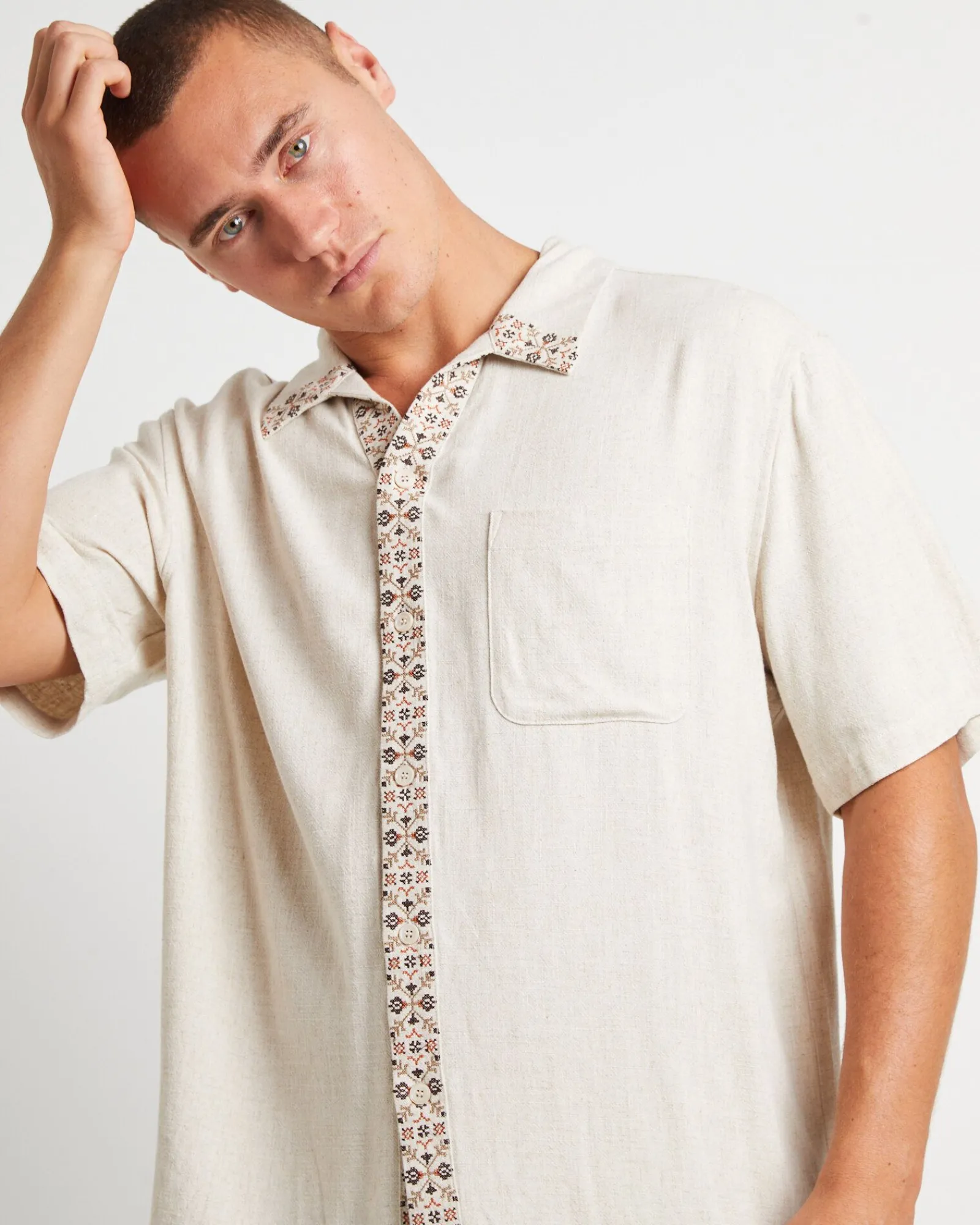 mikey_short_sleeve_resort_4.webp Discount ARVUST Mikey Short Sleeve Resort Shirt In Natural