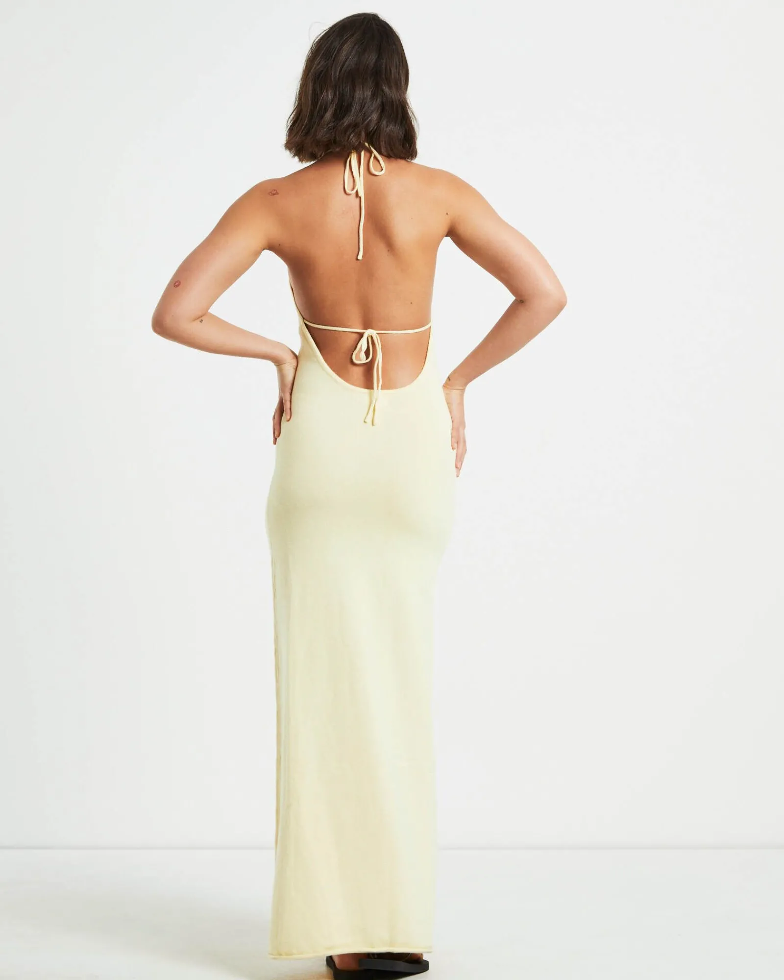 mimi_knit_tie_back_midi_d_2.webp Discount SUBTITLED Mimi Knit Tie Back Midi Dress In Butter Yellow