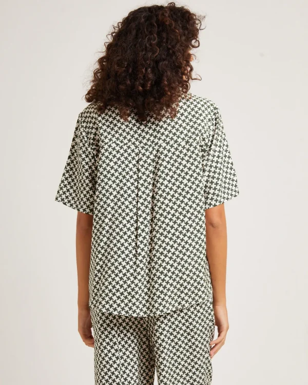 Clearance SUBTITLED Minnie Crepe Shirt Olive