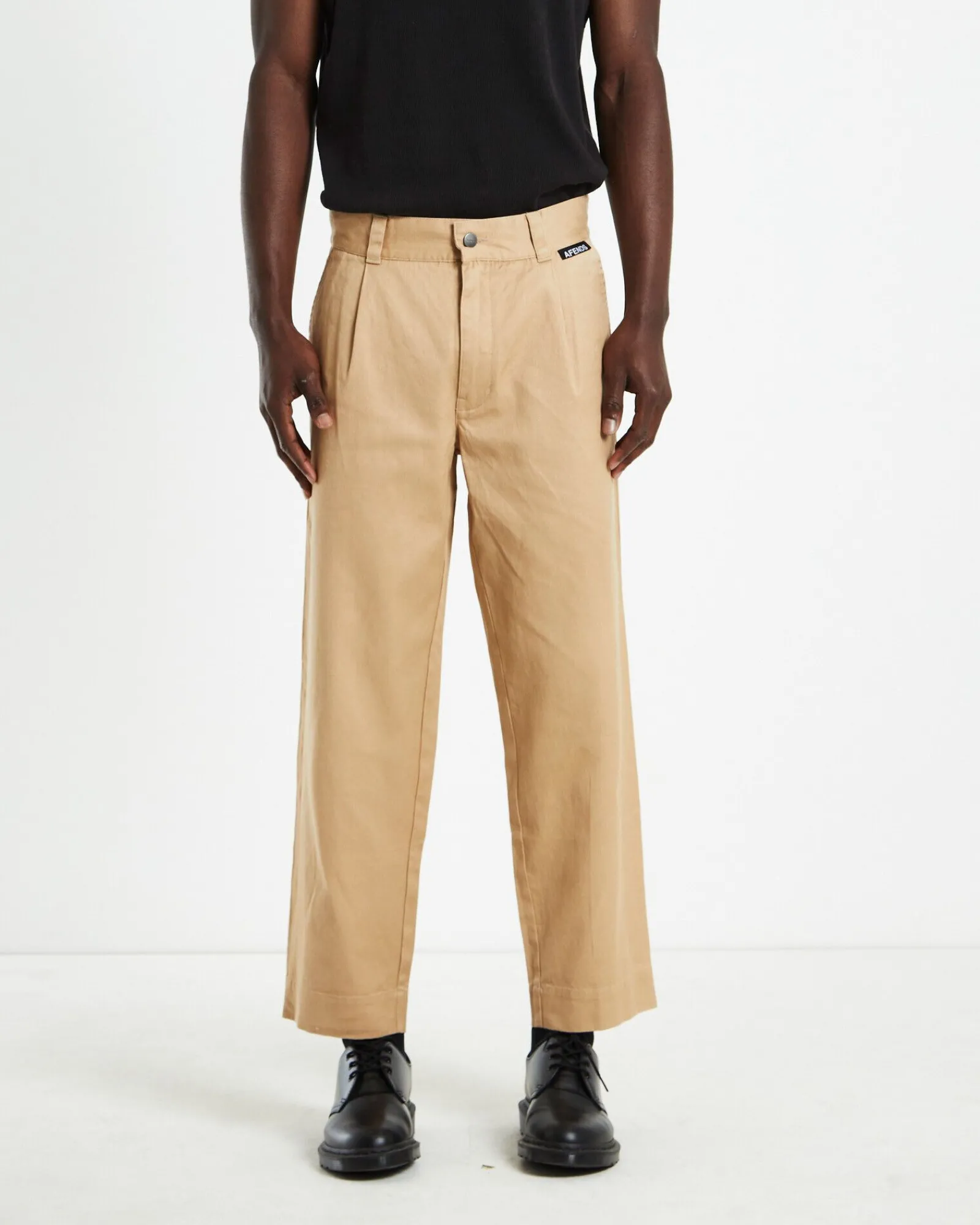 mixed_business_suit_pants_0.webp Sale AFENDS Mixed Business Suit Pants Tan