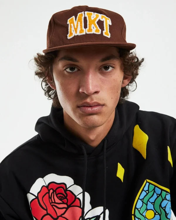 Clearance MARKET Mkt Arc 5 Panel Hat Acorn Brown