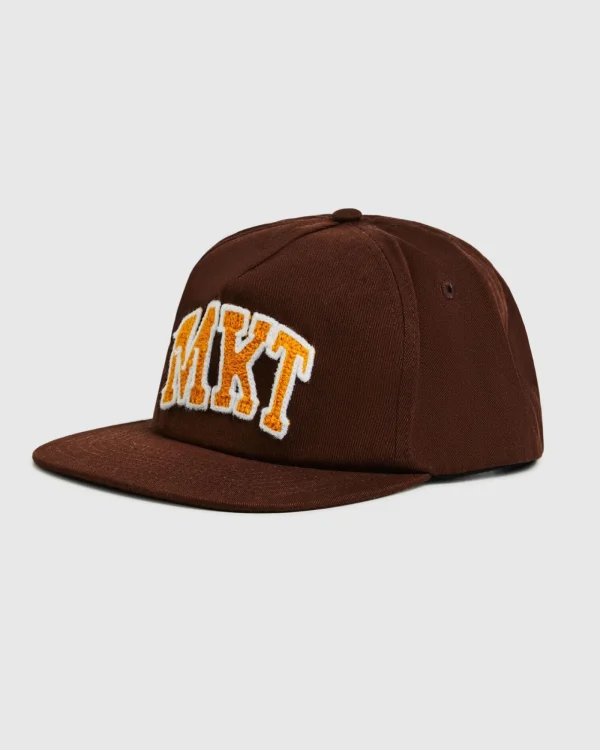 Clearance MARKET Mkt Arc 5 Panel Hat Acorn Brown