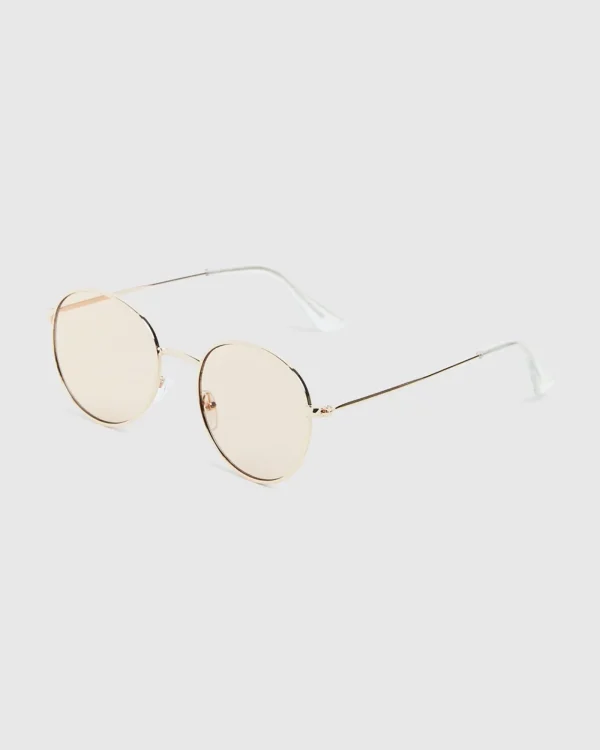 Outlet PETA AND JAIN Molly Sunglasses Gold/Peach