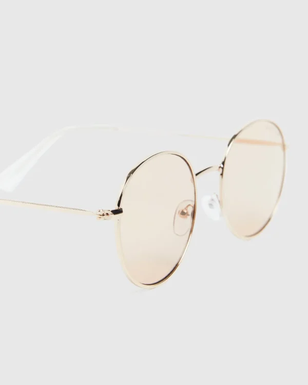Outlet PETA AND JAIN Molly Sunglasses Gold/Peach