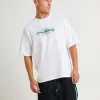 Shop RUSTY Morpheus Short Sleeve Raglan T-Shirt White