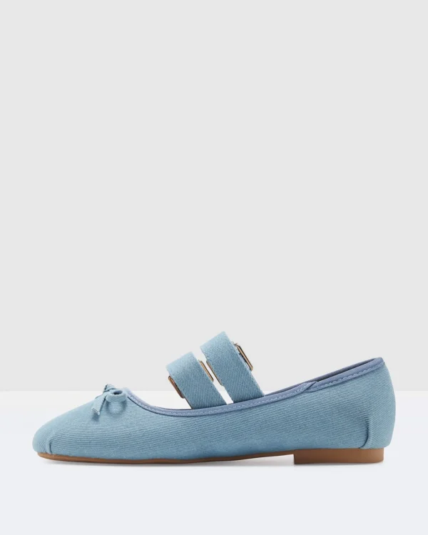 Best THERAPY Mythos Ballet Flats In Denim