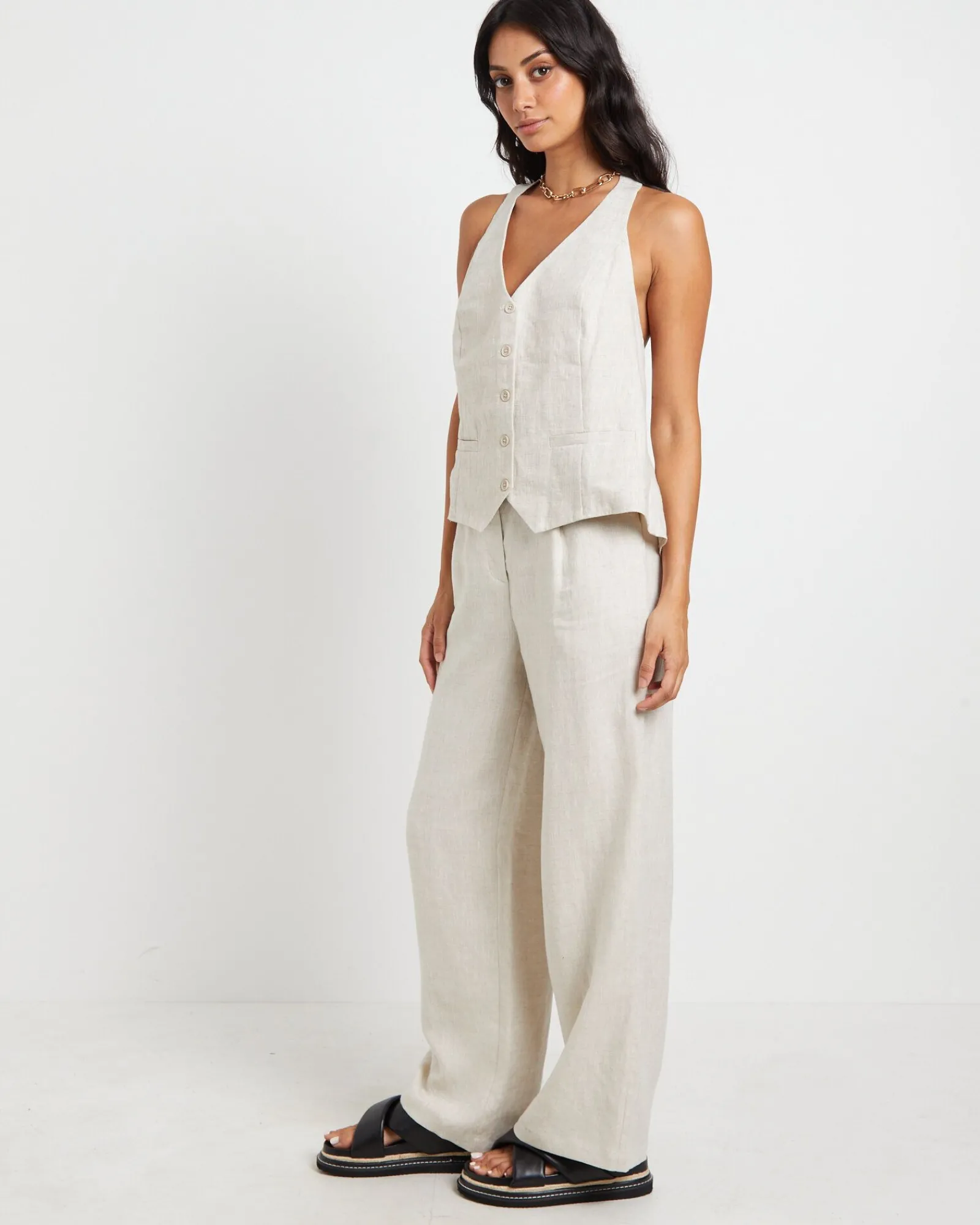 naomi_linen_halter_vest_i_3.webp Online SUBTITLED Naomi Linen Halter Vest In Oat Marle