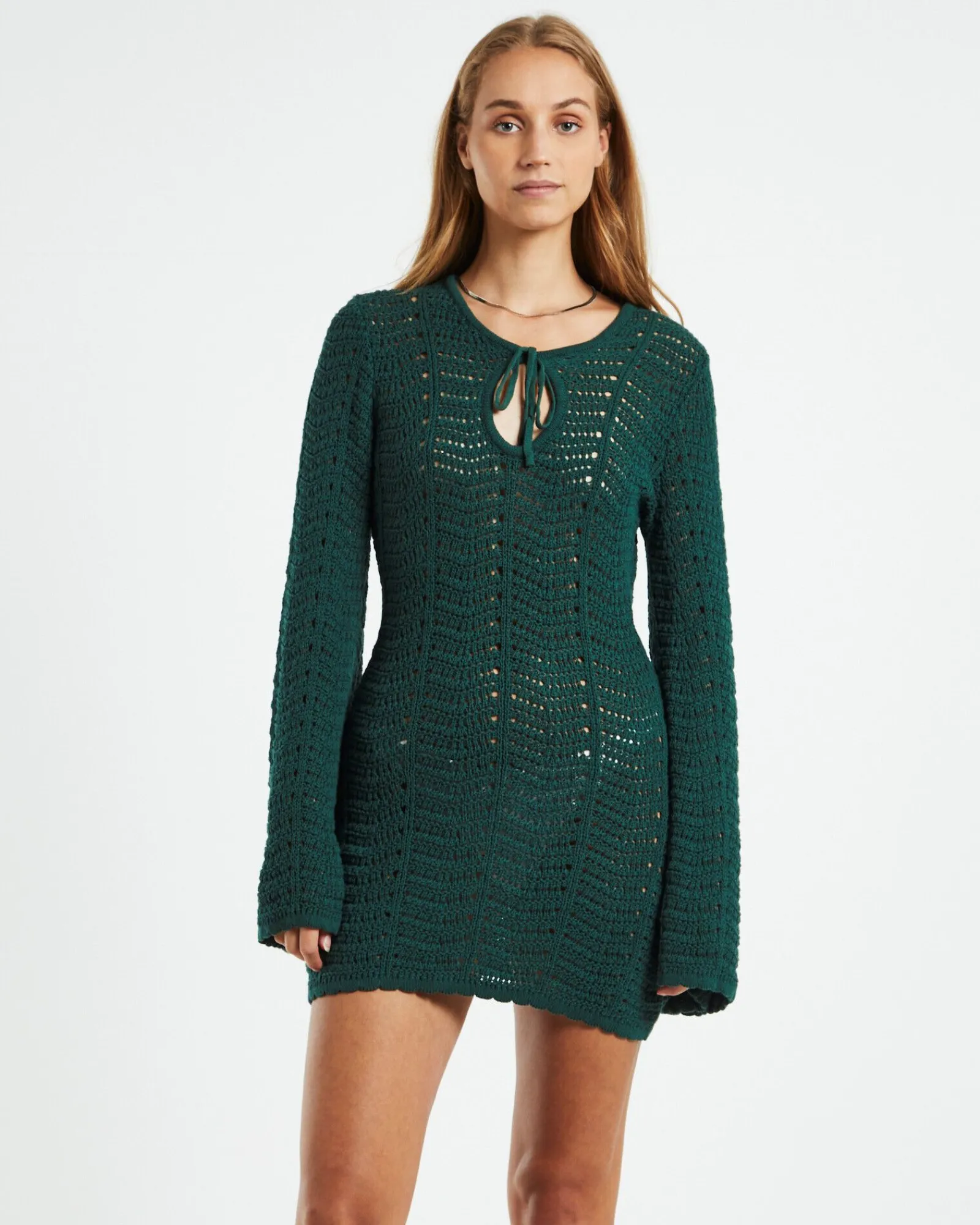 nevis_mini_dress_emerald_0.webp New CHARLIE HOLIDAY Nevis Mini Dress Emerald
