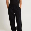 Cheap AFENDS Ninety Eights Recycled Elastic Waist Pants Black