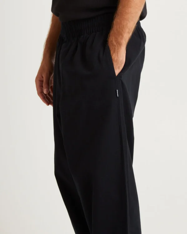 Cheap AFENDS Ninety Eights Recycled Elastic Waist Pants Black