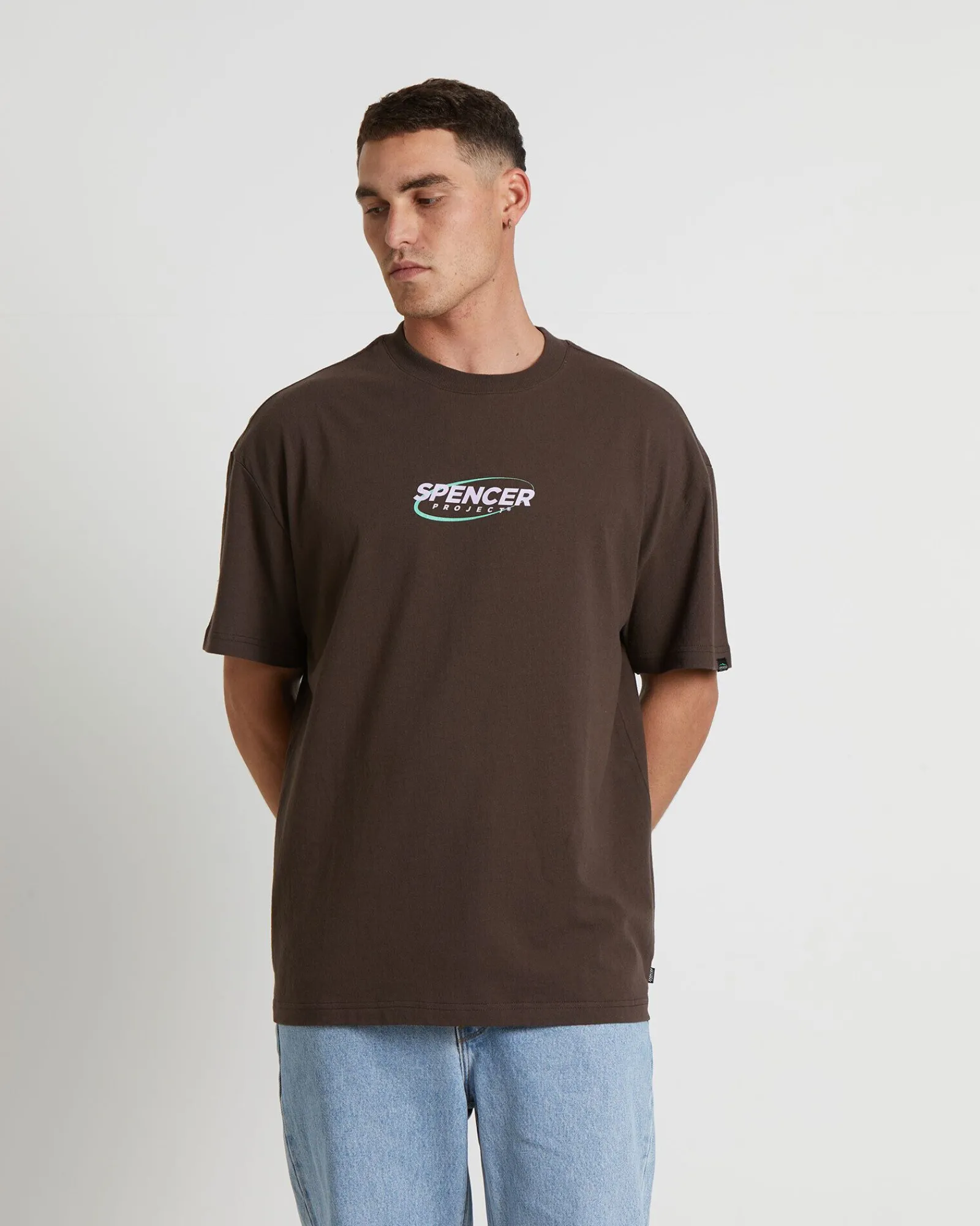 nitro_tshirt_mud_brown_0.webp Sale SPENCER PROJECT Nitro T-Shirt Mud Brown
