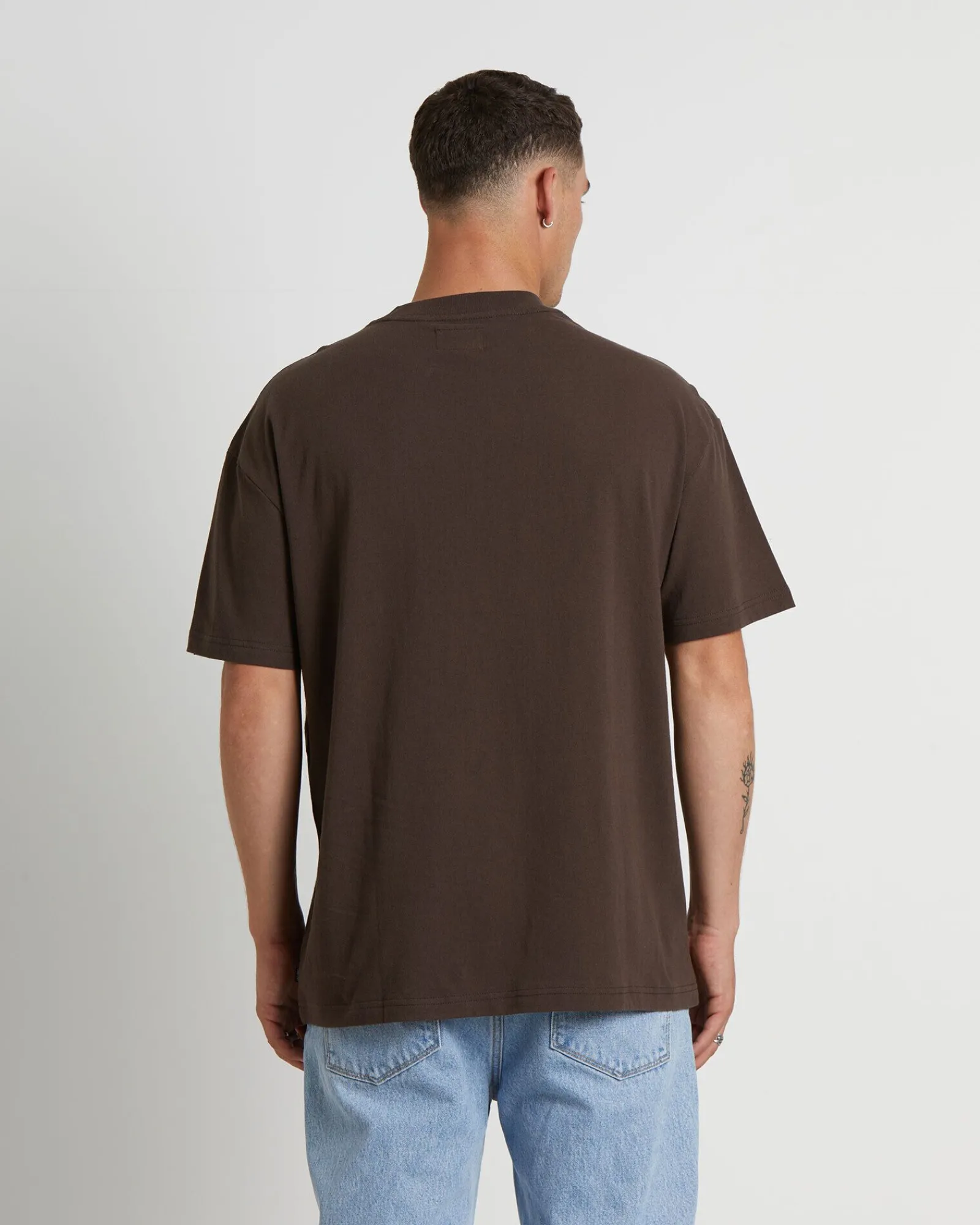 nitro_tshirt_mud_brown_1.webp Sale SPENCER PROJECT Nitro T-Shirt Mud Brown